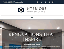Tablet Screenshot of interiorswithelegance.ca